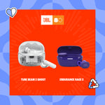 JBL Tune Beam 2 Ghost | Bundle JBL Endurance Race 2<span> - </span>White image