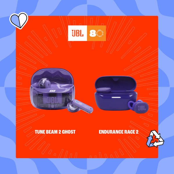 JBL Tune Beam 2 Ghost | Bundle JBL Endurance Race 2