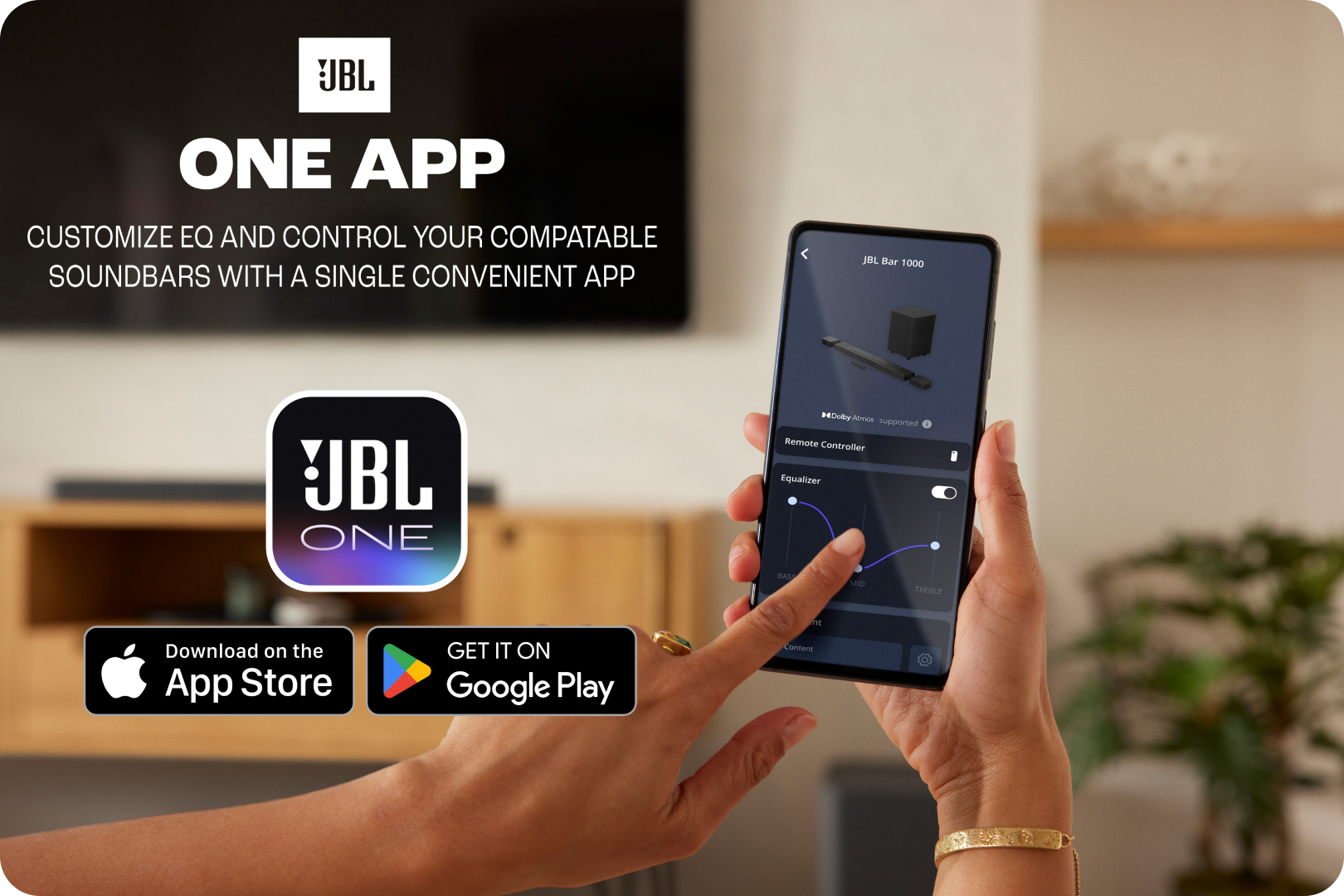 JBL ONE APP SOUNDBAR CONTROL