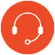 More heard with a microphone boom that focuses on sound