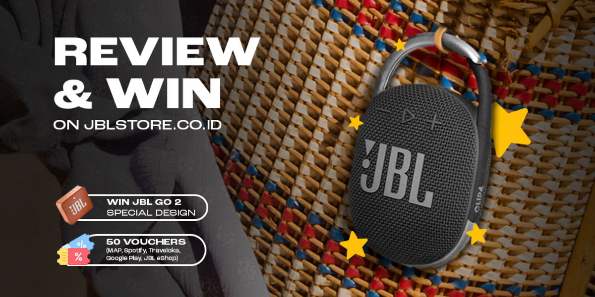 Review & Win on JBLStore.co.id – Win a JBL GO 2 Special Design and 50 Vouchers
