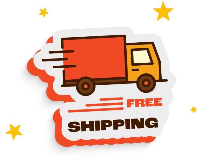 Ilustrasi truk Free Shipping JBL Store