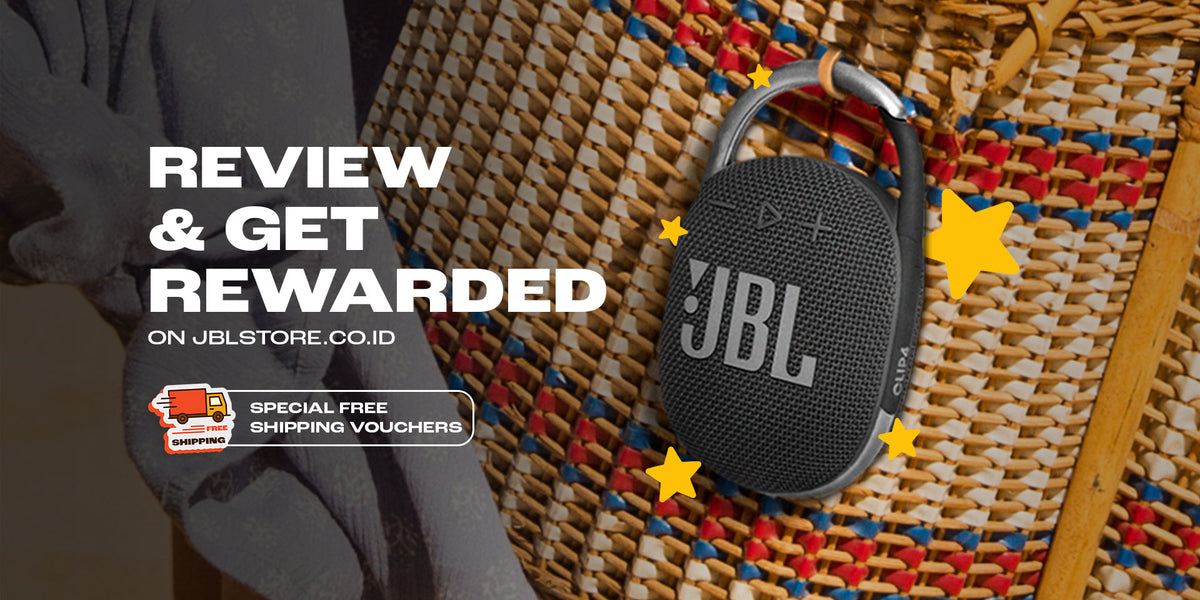 Review & Get Rewarded di JBLStore.co.id – Voucher Gratis Ongkir Spesial
