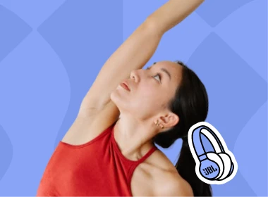 Silent Yoga with Headphone