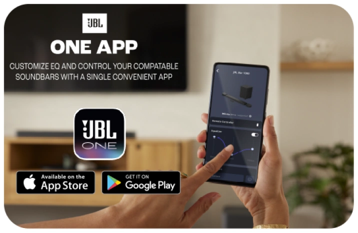 Aplikasi JBL ONE untuk mengontrol soundbar