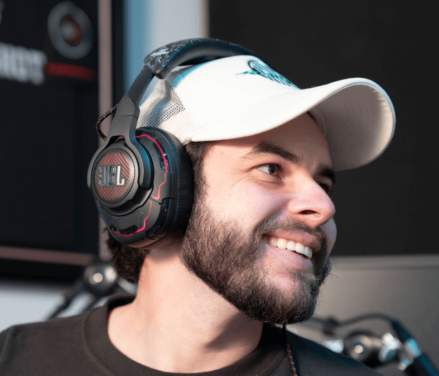 Boy with JBL Headphone