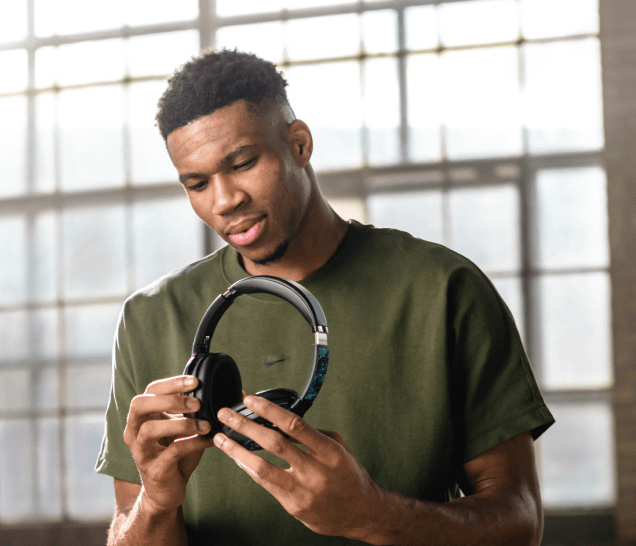 Boy with JBL Headphone