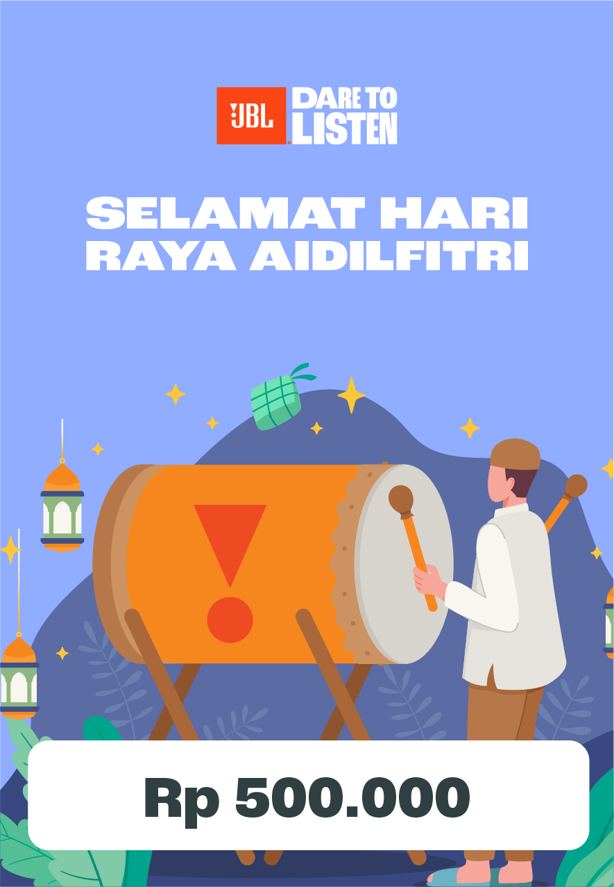 Gift Card JBL 1/2 mio  Aidil Fitri