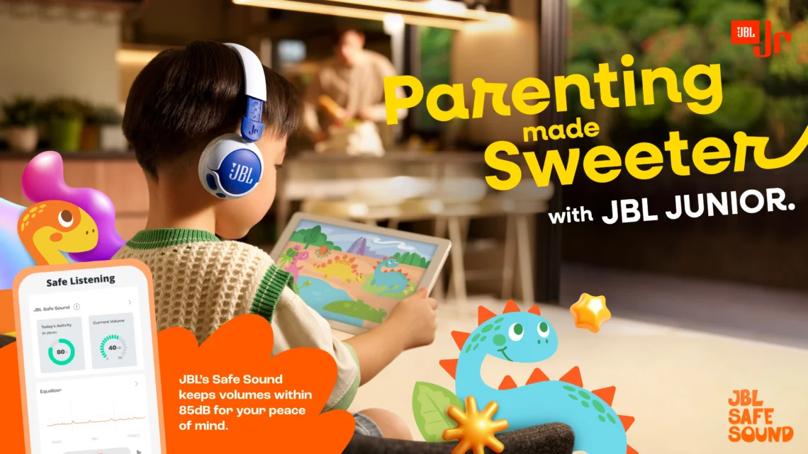 Aman dan Menyenangkan untuk Telinga Si Kecil:JBL Hadirkan Headphone JBL Junior melalui Kampanye Parenting Made Sweeter