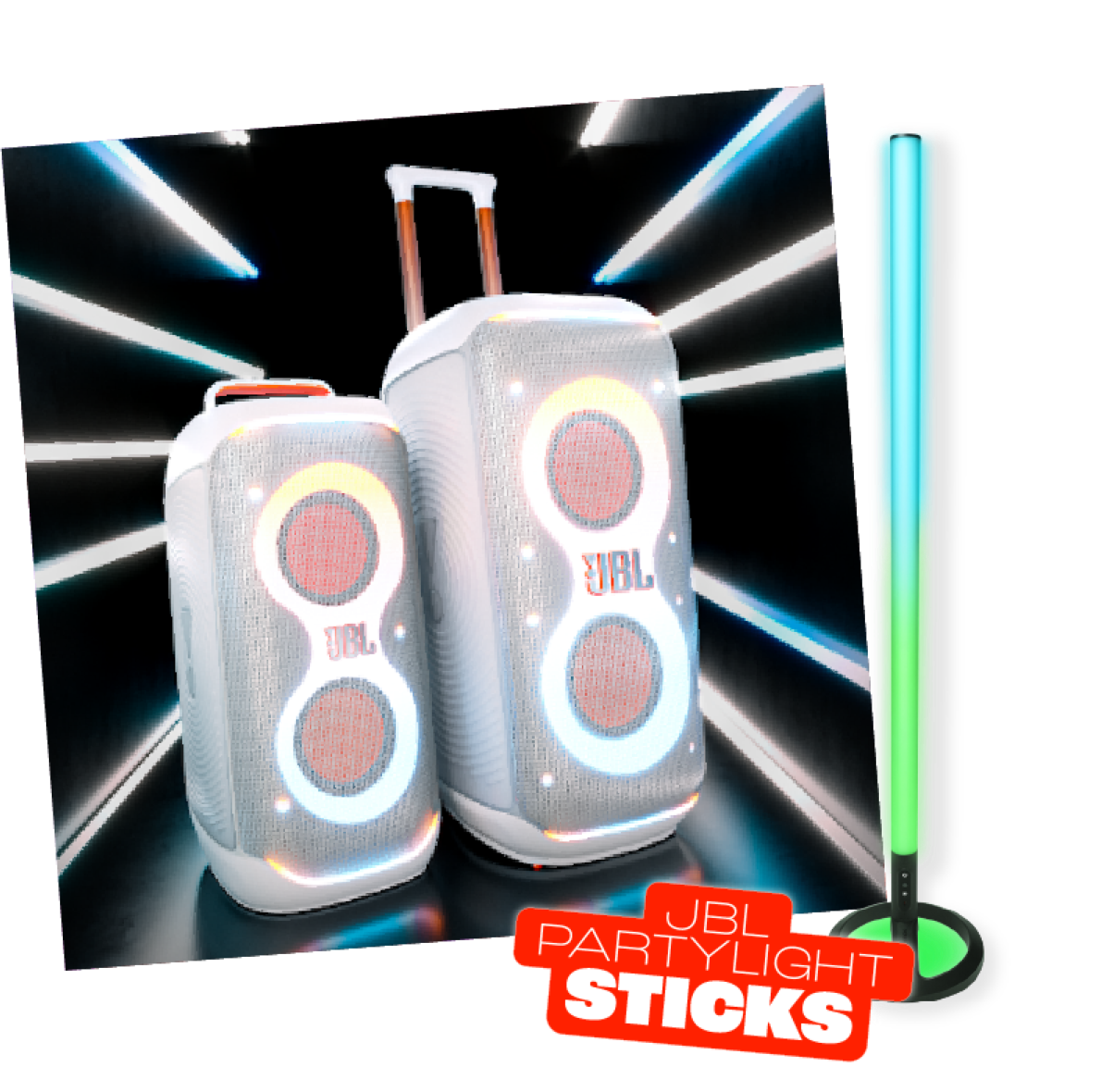 JBL Partylight sticks