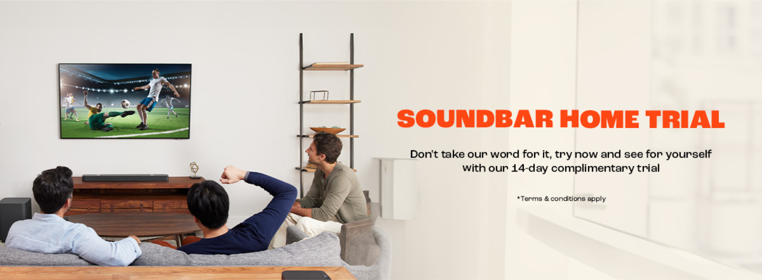 Soundbar Home Trial Hero Banner