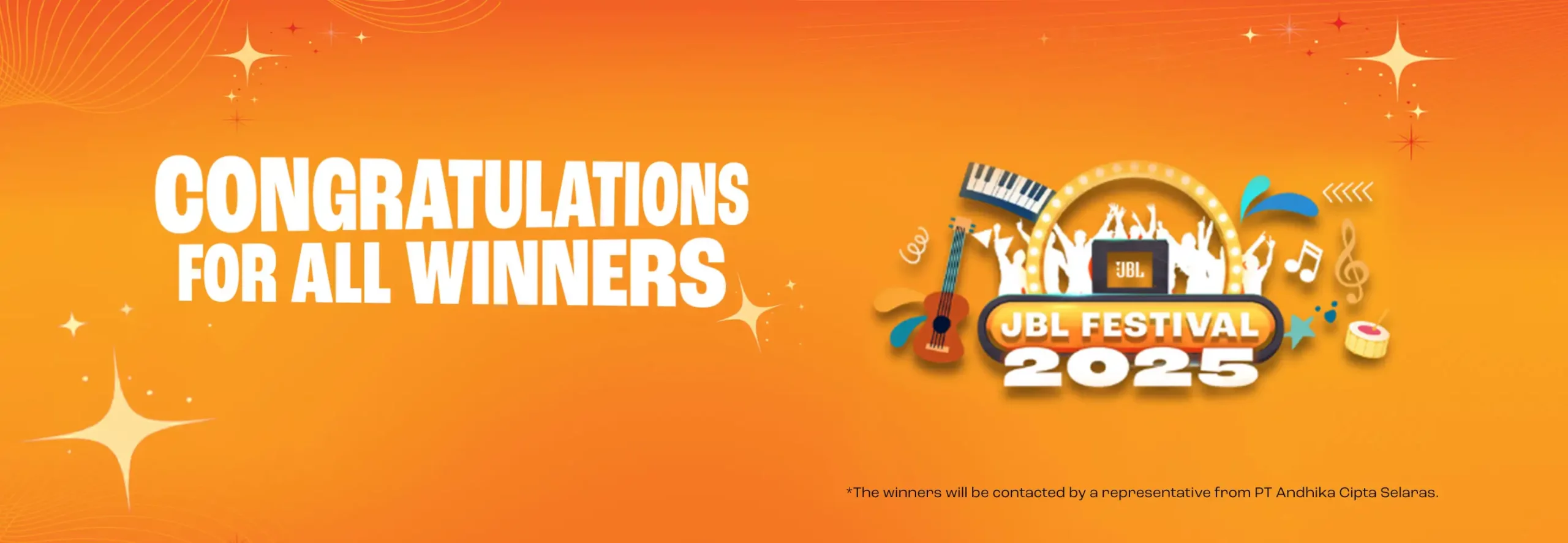 Congratulations For All JBL Festival Winners