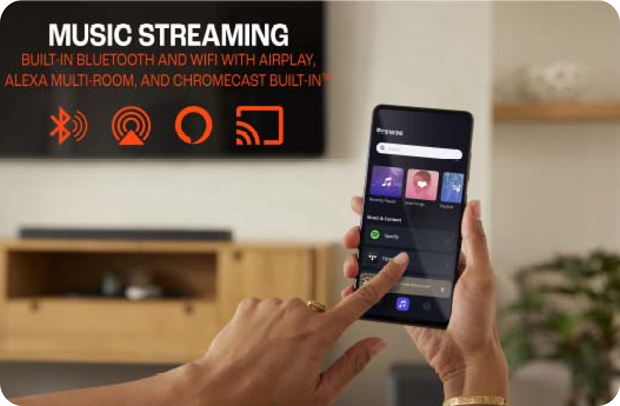 VOICE ASSISTANT & STREAMING FEATURES