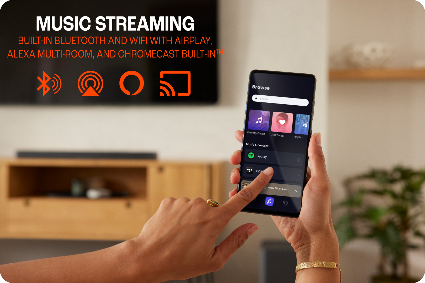 VOICE ASSISTANT & STREAMING FEATURES