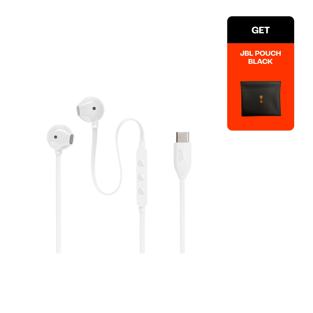 JBL Tune 305C USB | Get JBL Pouch Black Thumbnail